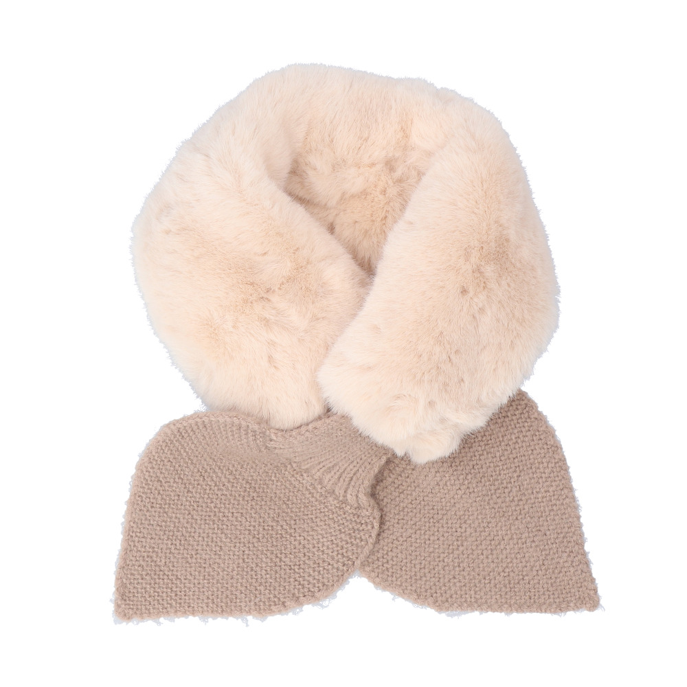 差し込み マフラー キッズ 通販 襟巻き ファー ティペット 首巻き えりまき 付け襟 つけ襟 スヌード ネックウオーマー 女の子 かわいい 可愛い 差し込み |  | 06