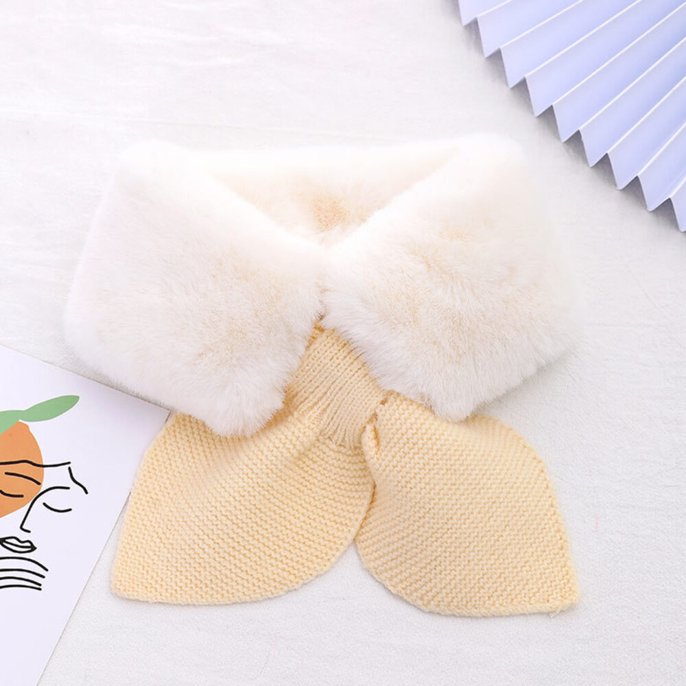 差し込み マフラー キッズ 通販 襟巻き ファー ティペット 首巻き えりまき 付け襟 つけ襟 スヌード ネックウオーマー 女の子 かわいい 可愛い 差し込み |  | 07