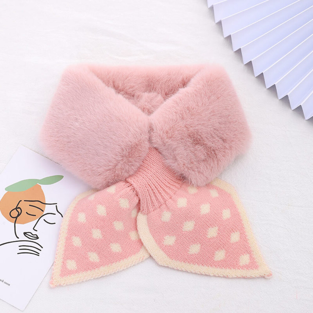 差し込み マフラー キッズ 通販 襟巻き ファー ティペット 首巻き えりまき 付け襟 つけ襟 スヌード ネックウオーマー 女の子 かわいい 可愛い 差し込み |  | 04