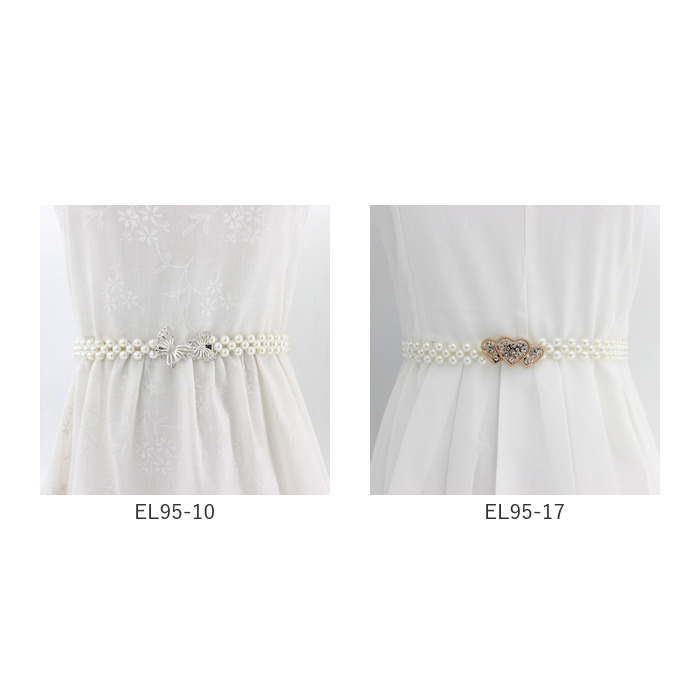 パーティー ドレス ベルト 通販 ドレスベルト ウェディング ゴムベルト サッシュベルト パール レディース ウエディング ウエストマーク パーティー | BACKYARD FAMILY | 22