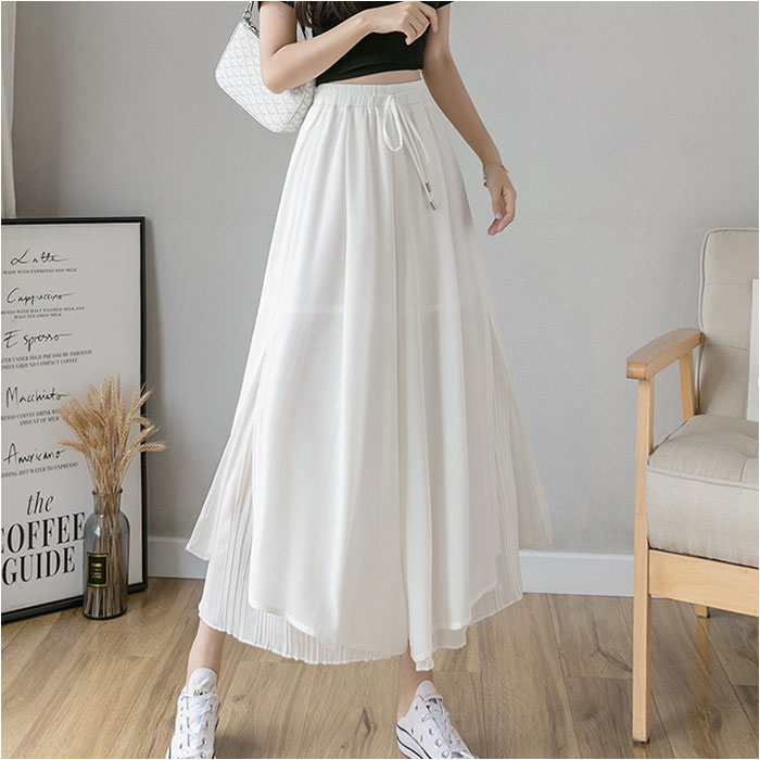 スカーチョ きれいめ 通販 プリーツスカート ...の詳細画像2