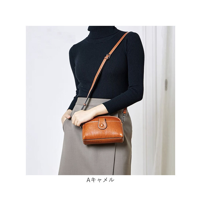 ショルダーバッグ レディース 通販 本革 本革バッグ ハンドバッグ ミニショルダーバッグ 斜めかけバッグ 斜めかけ 肩掛け ミニバッグ シンプル 上品 レザー | BACKYARD FAMILY | 22