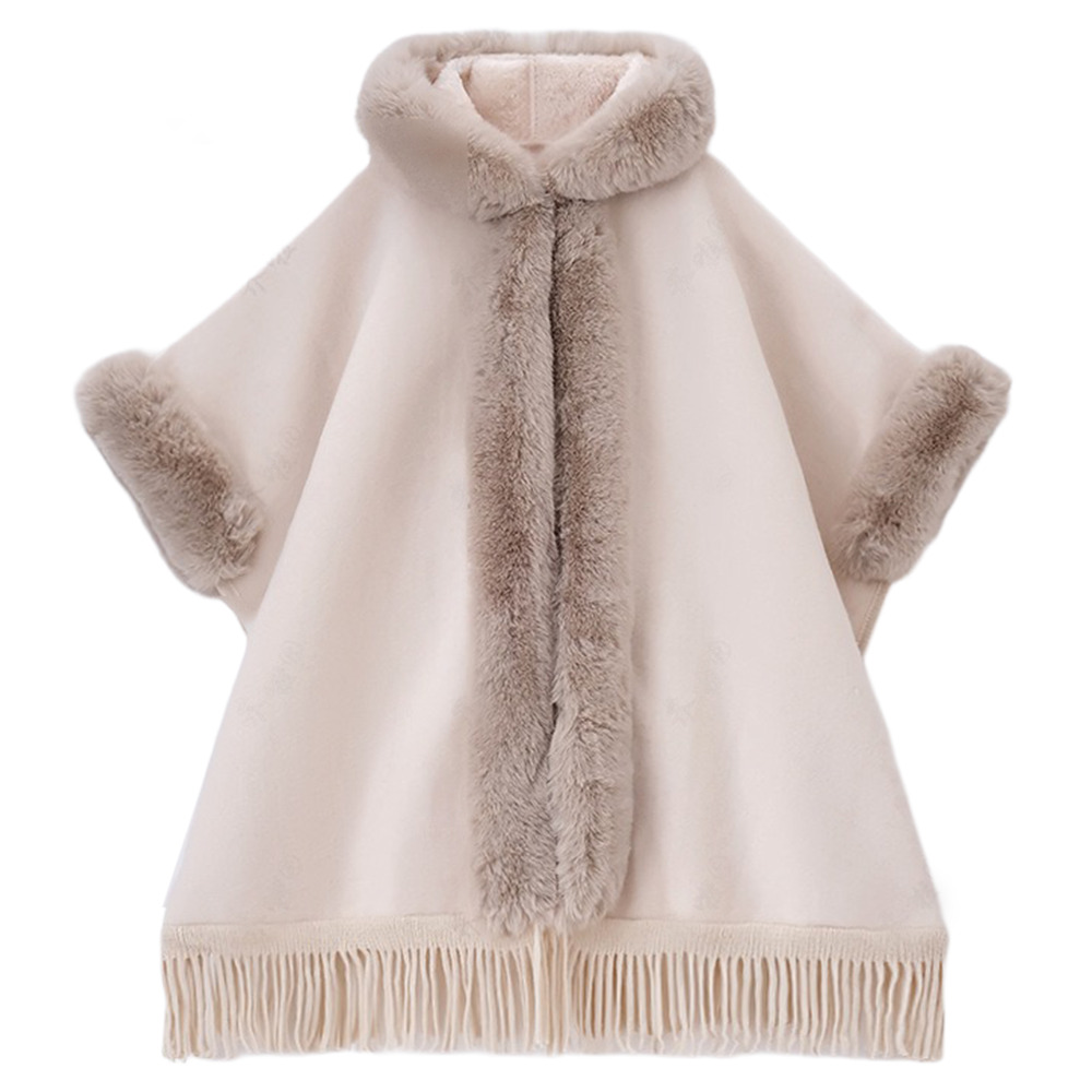 ポンチョ コート ファー 通販 ポンチョ風コート ポンチョコート ケープ