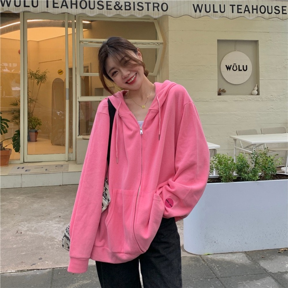 ジップアップパーカー レディース フード付き 長袖 通販 レディーススウェット ジップアップ パーカー スウェット スウエット 上着 ジップアップパーカー |  | 04