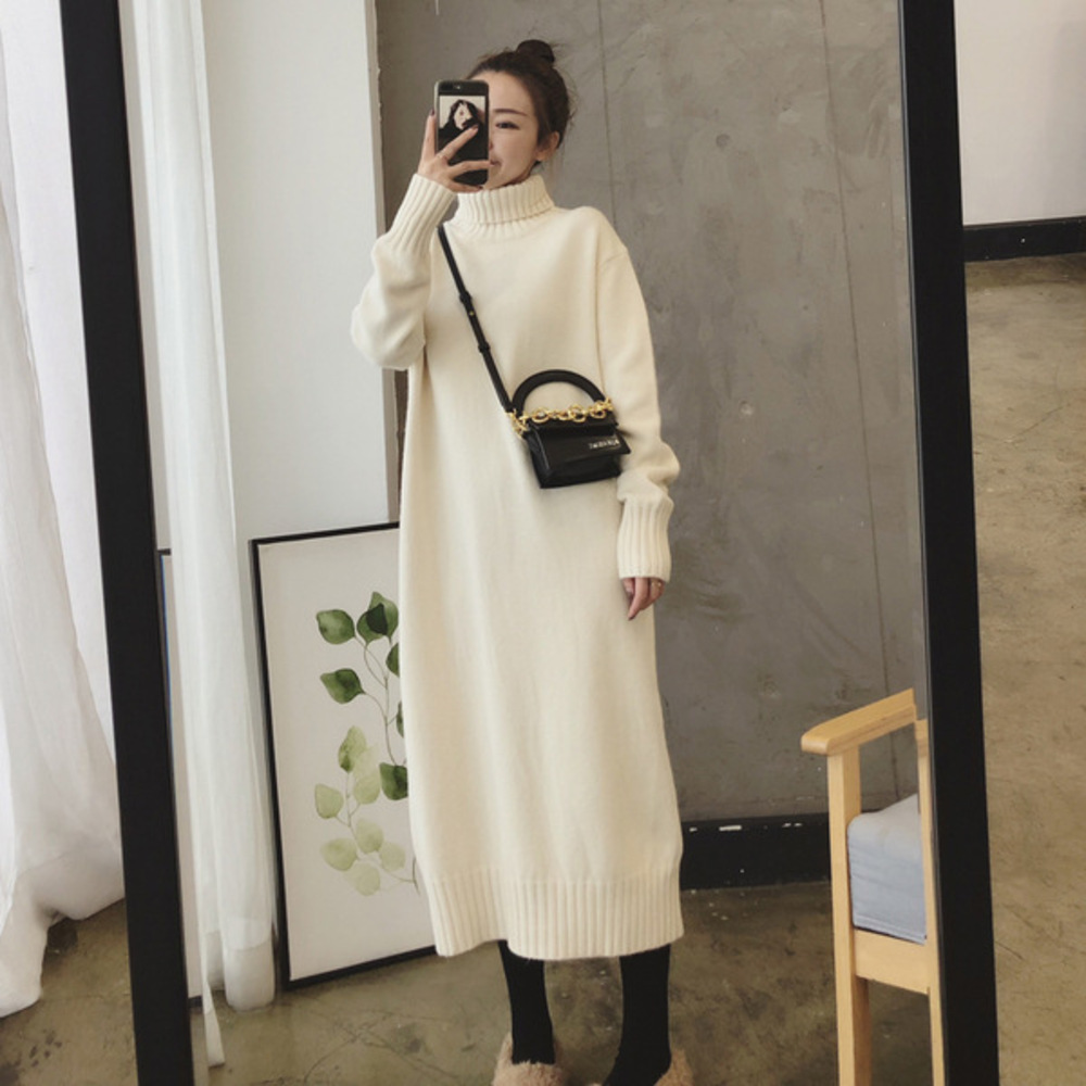 ニットワンピース ロング レディース 通販 ニット ワンピース