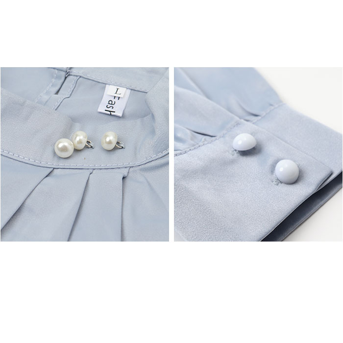 ブラウス 長袖 秋冬 レディース きれいめ 通販 シャツブラウス シャツ トップス プルオーバー おしゃれ オシャレ オフィス フォーマル スーツ インナー ブラウス |  | 02