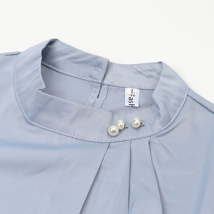 ブラウス 長袖 秋冬 レディース きれいめ 通販 シャツブラウス シャツ トップス プルオーバー おしゃれ オシャレ オフィス フォーマル スーツ インナー ブラウス |  | 07