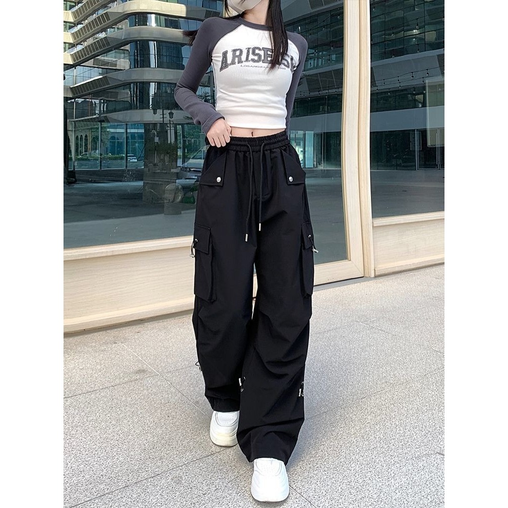 カーゴパンツ ウエストゴム レディース 通販 イージーパンツ ワークパンツ ワイドパンツ ダンスパンツ ロングパンツ 長ズボン ズボン パンツ カーゴパンツ | BACKYARD FAMILY | 02