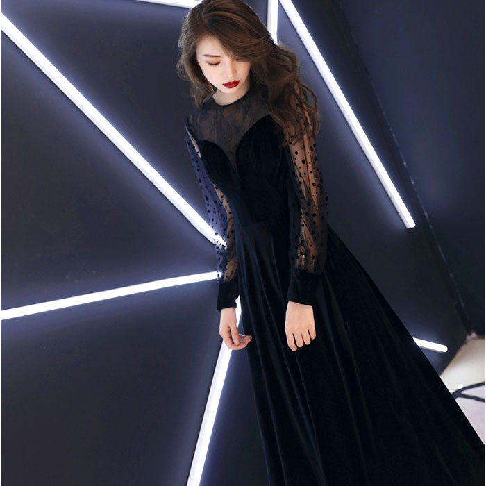 ドレス 長袖 レディース 通販 結婚式 オケージョンドレス パーティードレス フォーマル ロング丈 お呼ばれ ロングドレス きれいめ ロングスリーブ 上品 ドレス |  | 12