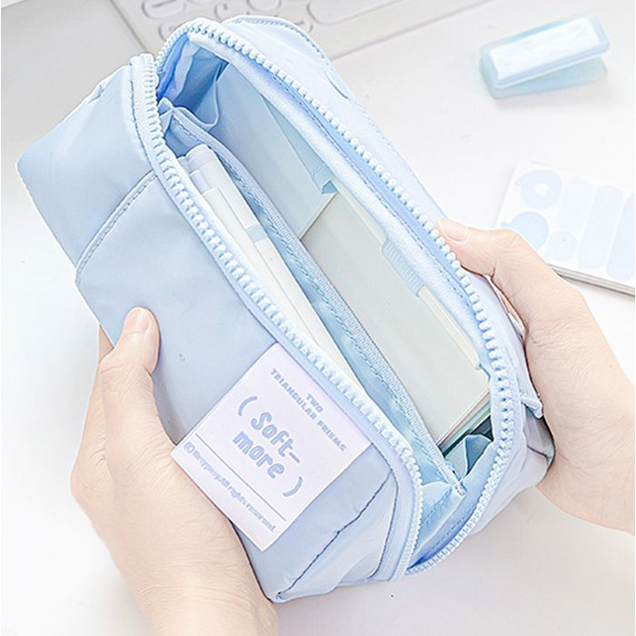 ペンケース 大容量 仕切り 通販 筆箱 ペン入れ ペンポーチ 小物入れ 中学生 男の子 女の子 高校生 ステーショナリー 文房具 文具 大人 仕分け 多機能 ペンケース |  | 10