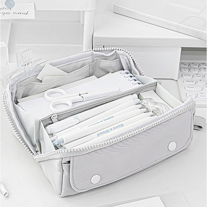 ペンケース 大容量 仕切り 通販 筆箱 ペン入れ ペンポーチ 小物入れ 中学生 男の子 女の子 高校生 ステーショナリー 文房具 文具 大人 仕分け 多機能 ペンケース |  | 12