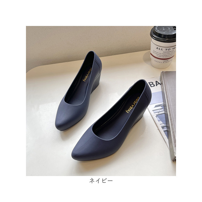 レインパンプス レインシューズ 雨晴兼用 レディース 通販 パンプス カジュアルシューズ 雨靴 靴 シューズ レイングッズ ヒール 雨晴れ兼用  レインパンプス |  | 11