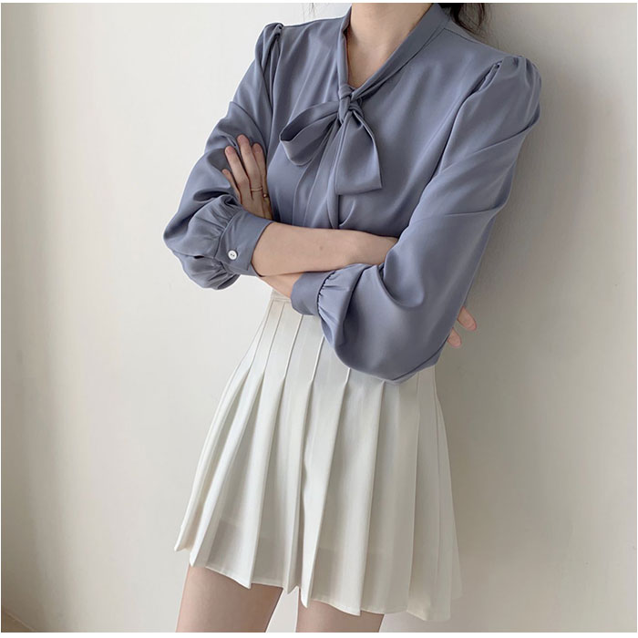 ブラウス リボンタイ レディース 通販 レディースブラウス リボンタイブラウス シャツブラウス ボウタイブラウス 事務服 ボータイ カジュアル ブラウス |  | 07