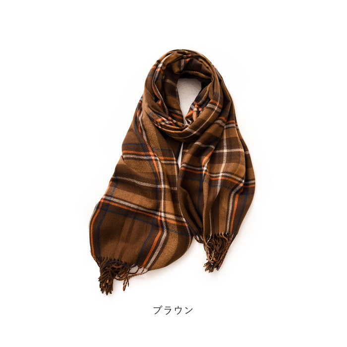マフラー チェック柄 通販 ストール スカーフ あたたかい 暖かい レディース メンズ 男女兼用 ユニセックス チェック 柄 秋 冬 贈り物 ギフト おしゃれ マフラー |  | 11