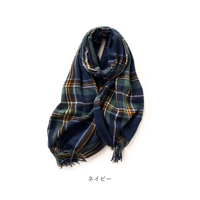 マフラー チェック柄 通販 ストール スカーフ あたたかい 暖かい レディース メンズ 男女兼用 ユニセックス チェック 柄 秋 冬 贈り物 ギフト おしゃれ マフラー |  | 13