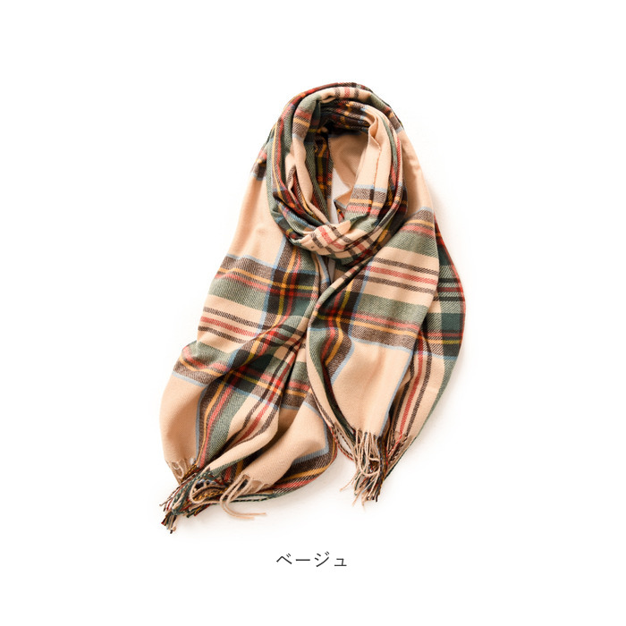 マフラー チェック柄 通販 ストール スカーフ あたたかい 暖かい レディース メンズ 男女兼用 ユニセックス チェック 柄 秋 冬 贈り物 ギフト おしゃれ マフラー |  | 14
