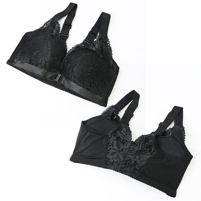 ブラジャー ショーツ セット 3/4カップ 通販 ナイトブラ フロントホック レース ブラ アンダーウェア 下着 前開き 通気性 着け心地いい 可愛い ブラジャー |  | 11