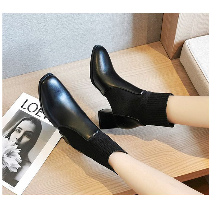 ソックスブーツ レディース 歩きやすい 通販 ストレッチブーツ