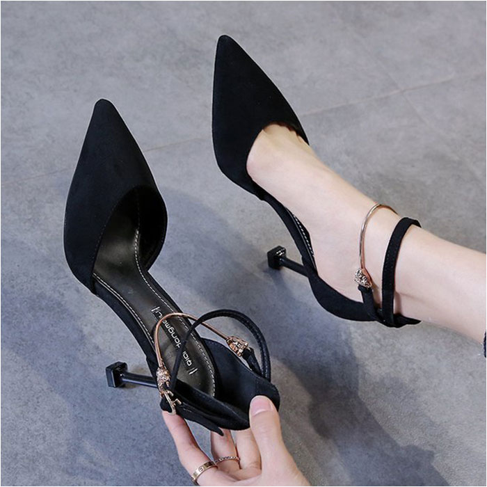 セパレートパンプス 通販 パンプス ヒールパンプス ストラップパンプス ハイヒール オフィスパンプス ポインテッドトゥ スプールヒール  セパレートパンプス | BACKYARD FAMILY | 08