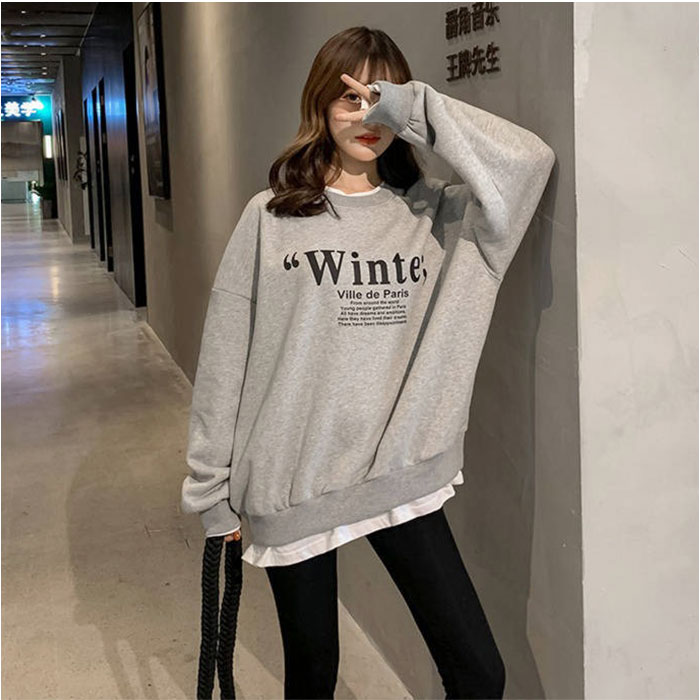 スウェットトップス レディース 通販 裏起毛 ゆったり トップス 長袖 トレーナー スウェット ロゴ カジュアル 体型カバー おしゃれ スウェットトップス |  | 10