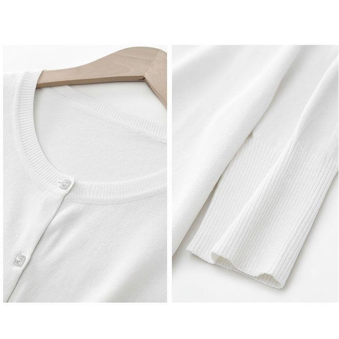 ニットカーディガン レディース 五分袖 通販 カーデガン サマーニット 羽織 羽織り レディースカーディガン カーデ 上着 ニット 5分袖 ニットカーディガン | BACKYARD FAMILY | 07