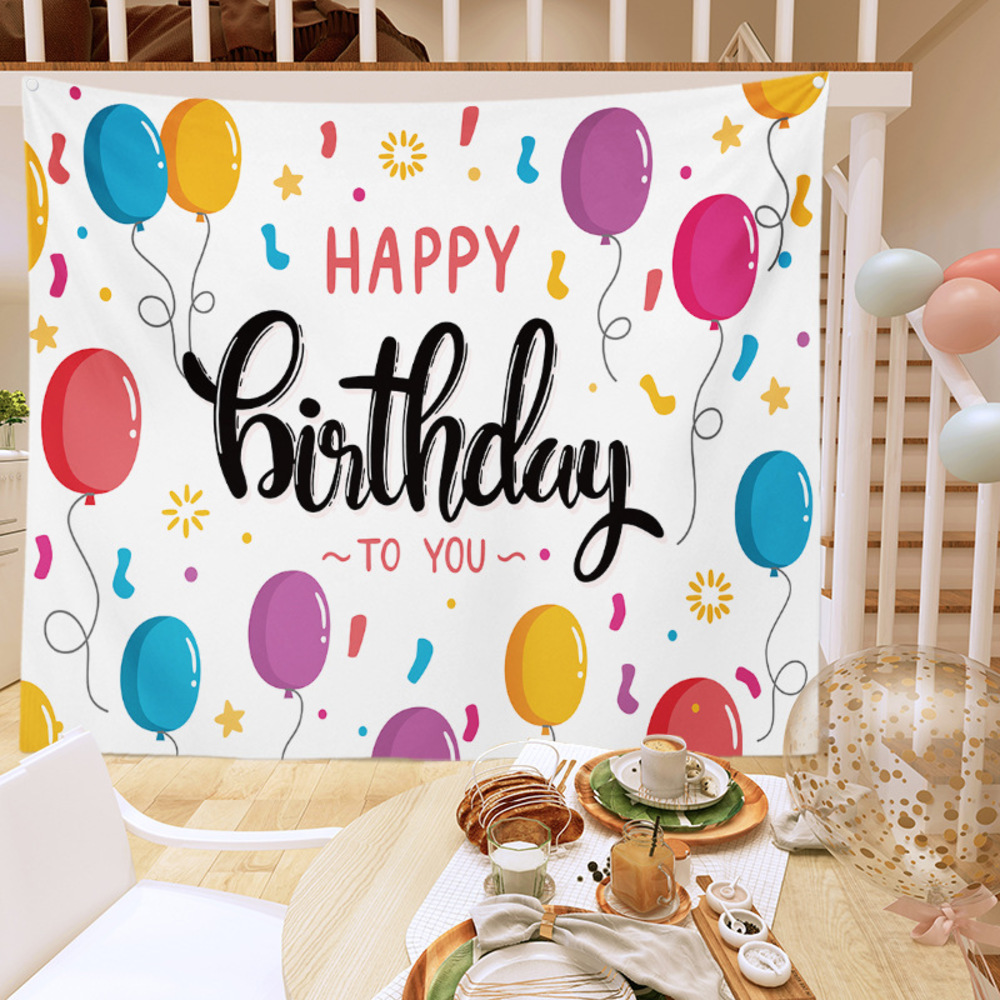 タペストリー 誕生日 100×70cm 通販 ファブリックポスター ポスター 背景布 撮影 飾り 飾り付け バースデー 子供 こども ベビー 赤ちゃん 男の子 タペストリー | BACKYARD FAMILY | 19