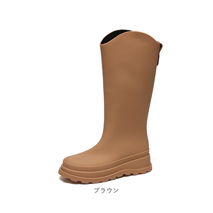 レインブーツ レディース レインシューズ ロング 通販 ロングレインブーツ ロングブーツ 雨靴 長靴 ブーツ 長ぐつ 靴 レイン雨具 大人 シンプル ベーシック |  | 14