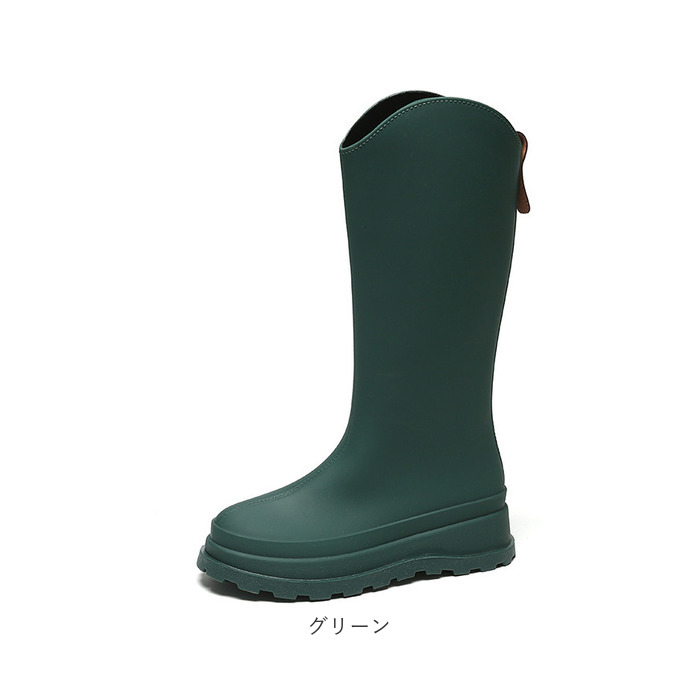 レインブーツ レディース レインシューズ ロング 通販 ロングレインブーツ ロングブーツ 雨靴 長靴 ブーツ 長ぐつ 靴 レイン雨具 大人 シンプル ベーシック |  | 15