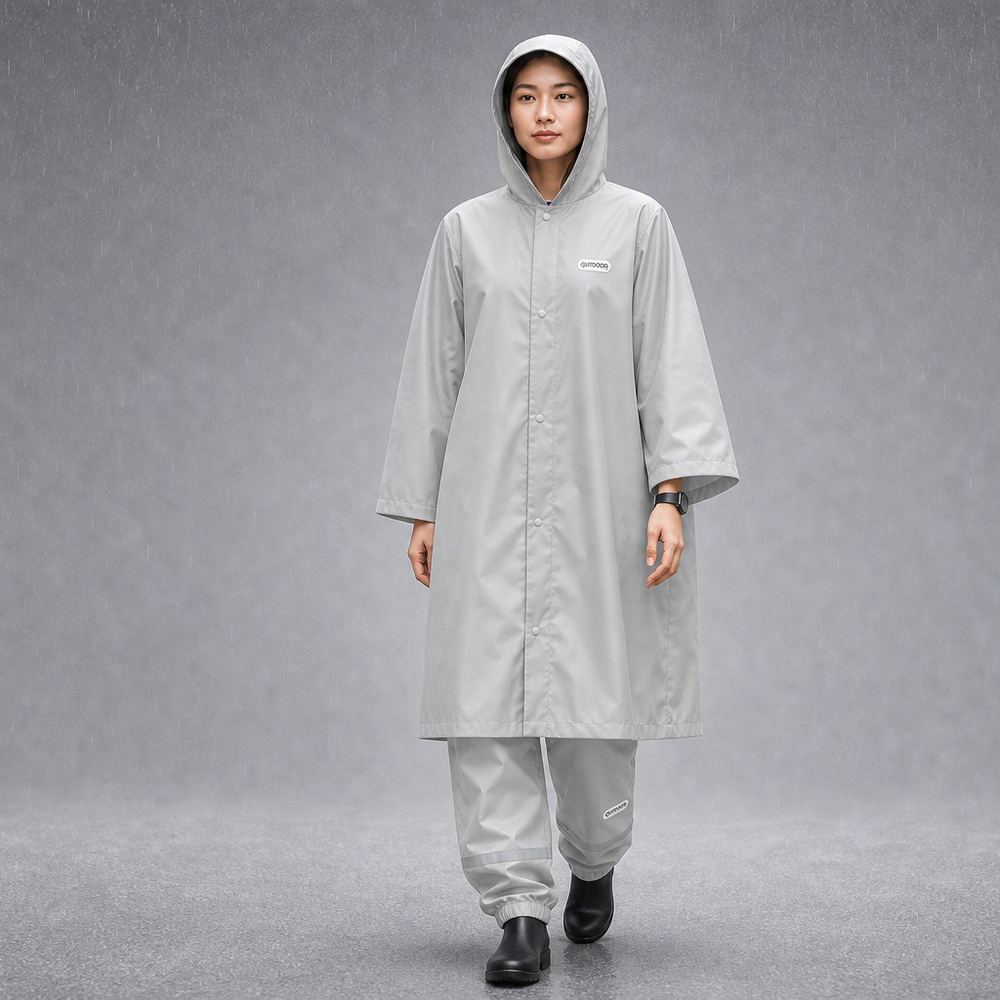 レインコート OUTDOOR PRODUCTS レインコート パンツ 通販 アウトドアプロダクツ レインウェア レインウエア 雨具 収納袋付き 雨合羽 かっぱ 上下セット | BACKYARD FAMILY | 01