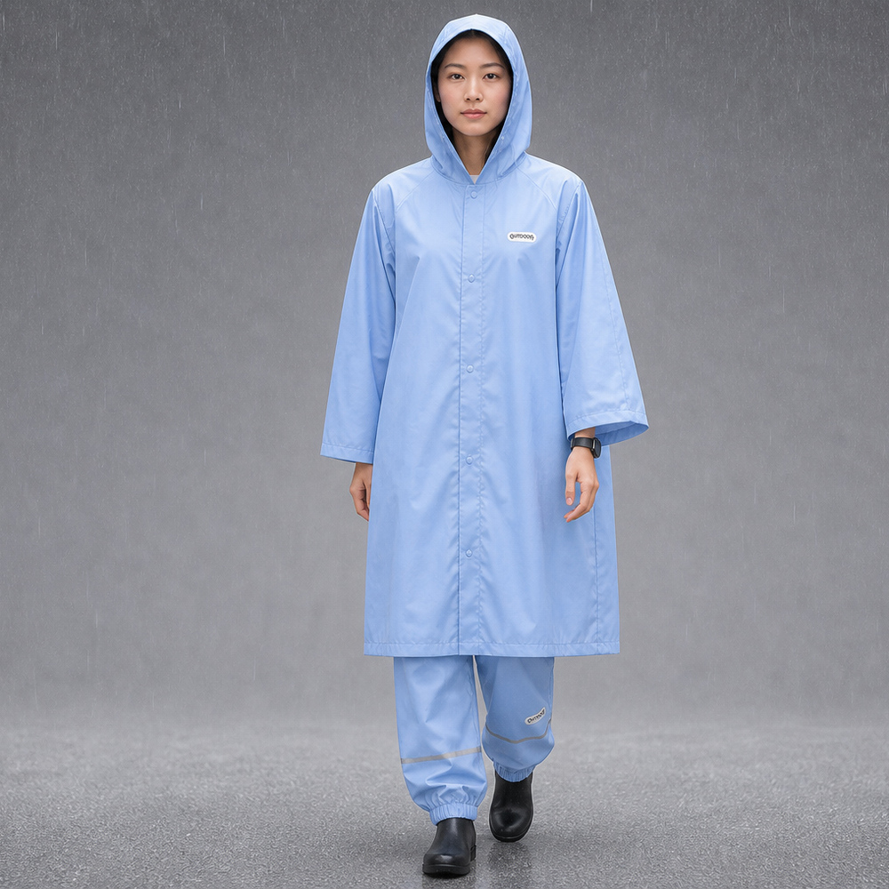 レインコート OUTDOOR PRODUCTS レインコート パンツ 通販 アウトドアプロダクツ レインウェア レインウエア 雨具 収納袋付き 雨合羽 かっぱ 上下セット | BACKYARD FAMILY | 02