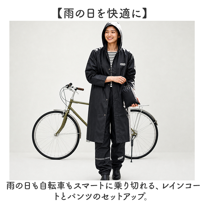 レインコート OUTDOOR PRODUCTS レインコート パンツ 通販 アウトドアプロダクツ レインウェア レインウエア 雨具 収納袋付き 雨合羽 かっぱ 上下セット | BACKYARD FAMILY | 05