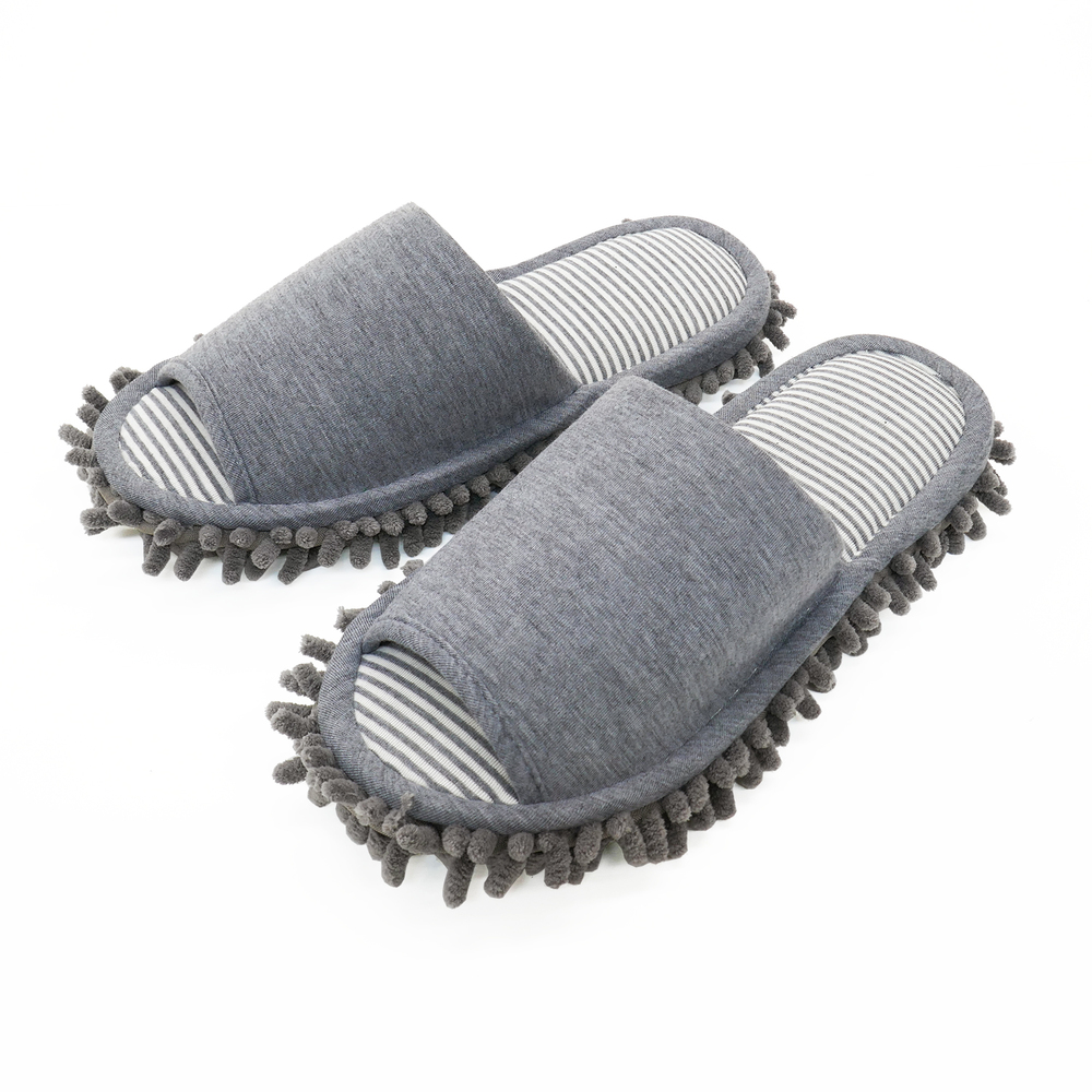 オクムラ モップスリッパ 掃除 通販 モップ スリッパ 部屋履き 室内履き ルームシューズ 来客用 室内用 モップタイプ 足で拭ける 洗濯機で洗える オクムラ | オクムラ | 02