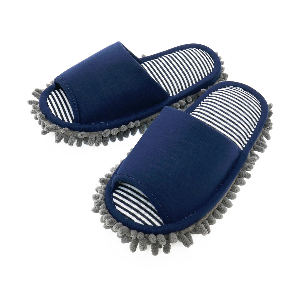 オクムラ モップスリッパ 掃除 通販 モップ スリッパ 部屋履き 室内履き ルームシューズ 来客用 室内用 モップタイプ 足で拭ける 洗濯機で洗える オクムラ | オクムラ | 01