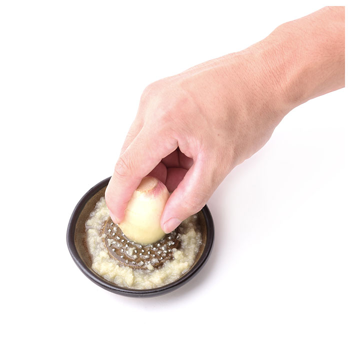 もとしげ おろし器 小 通販 おろしき わさびおろし 器 すりおろし 陶器 薬味おろし やくみおろし 石見焼 しょうが にんにく わさび 離乳食 日本製 もとしげ |  | 06
