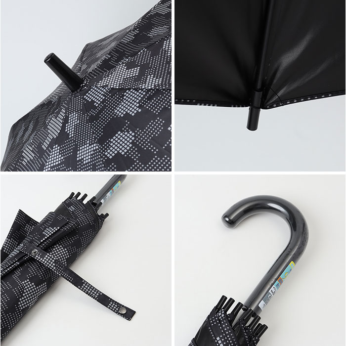 傘 55cm キッズ 男の子 通販 長傘 ジャンプ傘 小学生 晴雨兼用傘 雨傘 日傘 通学 登下校 風に強い傘 耐風傘 遮光 UVカット 小学校 中学年 高学年 |  | 11