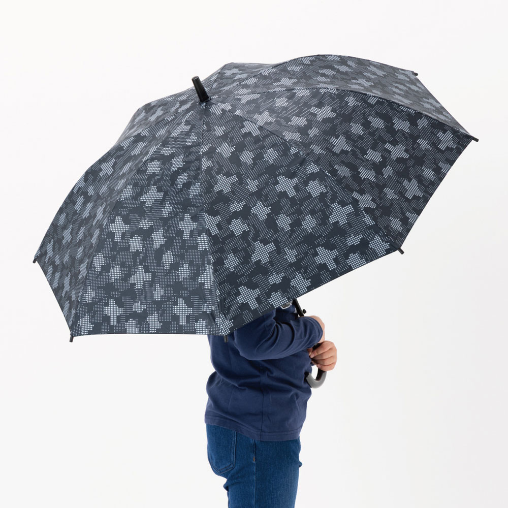 傘 58cm 男の子 小学生 通販 長傘 ジャンプ傘 キッズ ジュニア 晴雨兼用傘 雨傘 日傘 通学 登下校 風に強い傘 耐風傘 遮光 UVカット 小学校 高学年 傘 |  | 01