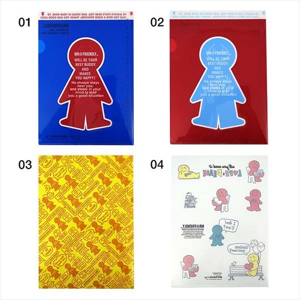 ミスターフレンドリー Mr.Friendly クリアファイル 通販 ミスター