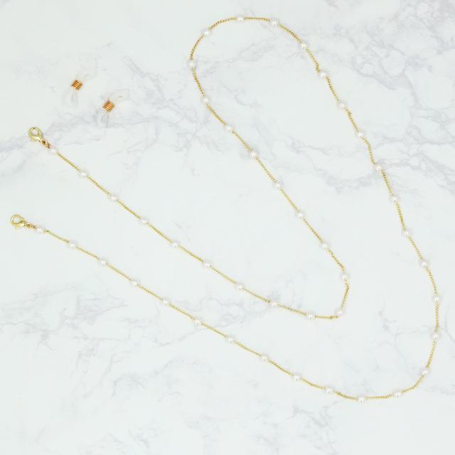 マスクストラップ おしゃれ 通販 マスクホルダー 首掛け マスクチェーン メガネストラップ 眼鏡ストラップ ビーズ マスク チェーン ストラップ マスクストラップ | BACKYARD FAMILY | 01