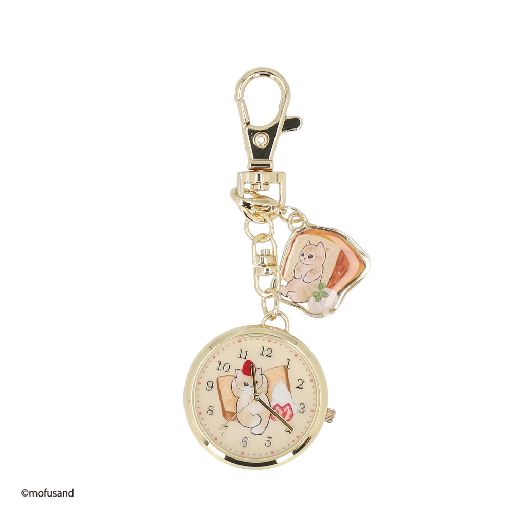 モフサンド mofusand 懐中時計 通販 時計 キッズ ウォッチ バッグチャーム ナースウォッチ キーホルダー 女の子 日本製ムーブメント おしゃれ グッズ |  | 02