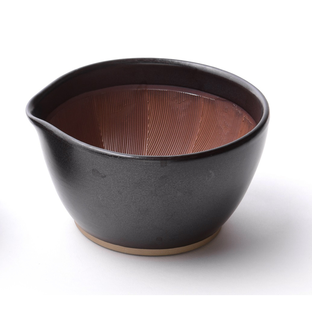 もとしげ 通販もとしげ すり鉢 大 器 おろし器 石見焼 元重 元重製陶所 職人 手作業 使いやすい 耐久性 食材 飛び出しにくい グラグラしない 安定 底  もとしげ | ブランド登録なし | 02