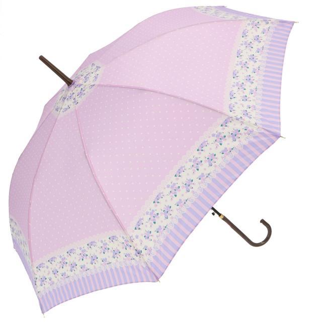 傘 通販傘 レディース 長傘 58cm 長傘 可愛い amusant sous la pluie 軽量 シンプル おしゃれ 大人 かわいい 通勤 通学 軽い ジャンプ傘 グラスファイバー骨 傘 |  | 02