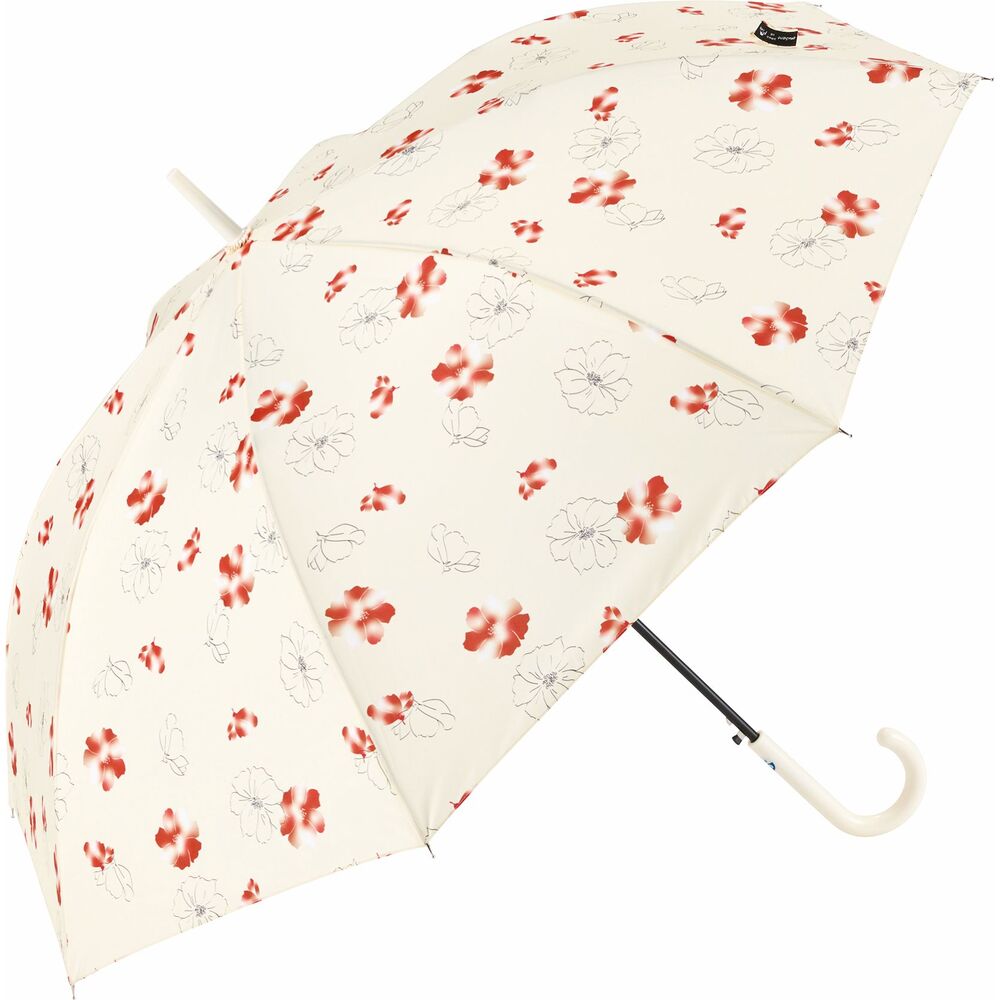 傘 通販傘 レディース 大きめ 65cm 長傘 雨傘 ワンタッチ傘 ジャンプ傘 レディース amusant sous la pluie グラスファイバー骨 カサ かさ 耐風 丈夫 通学 | ブランド登録なし | 08