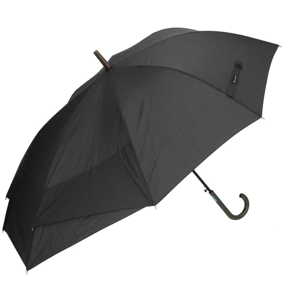 傘 メンズ 大きい 通販 伸びる傘 60cm 大きめ 紳士傘 FRP グラスファイバー骨 シンプル 雨傘 おしゃれ ブラック ネイビー 無地 ブランド 傘 |  | 02