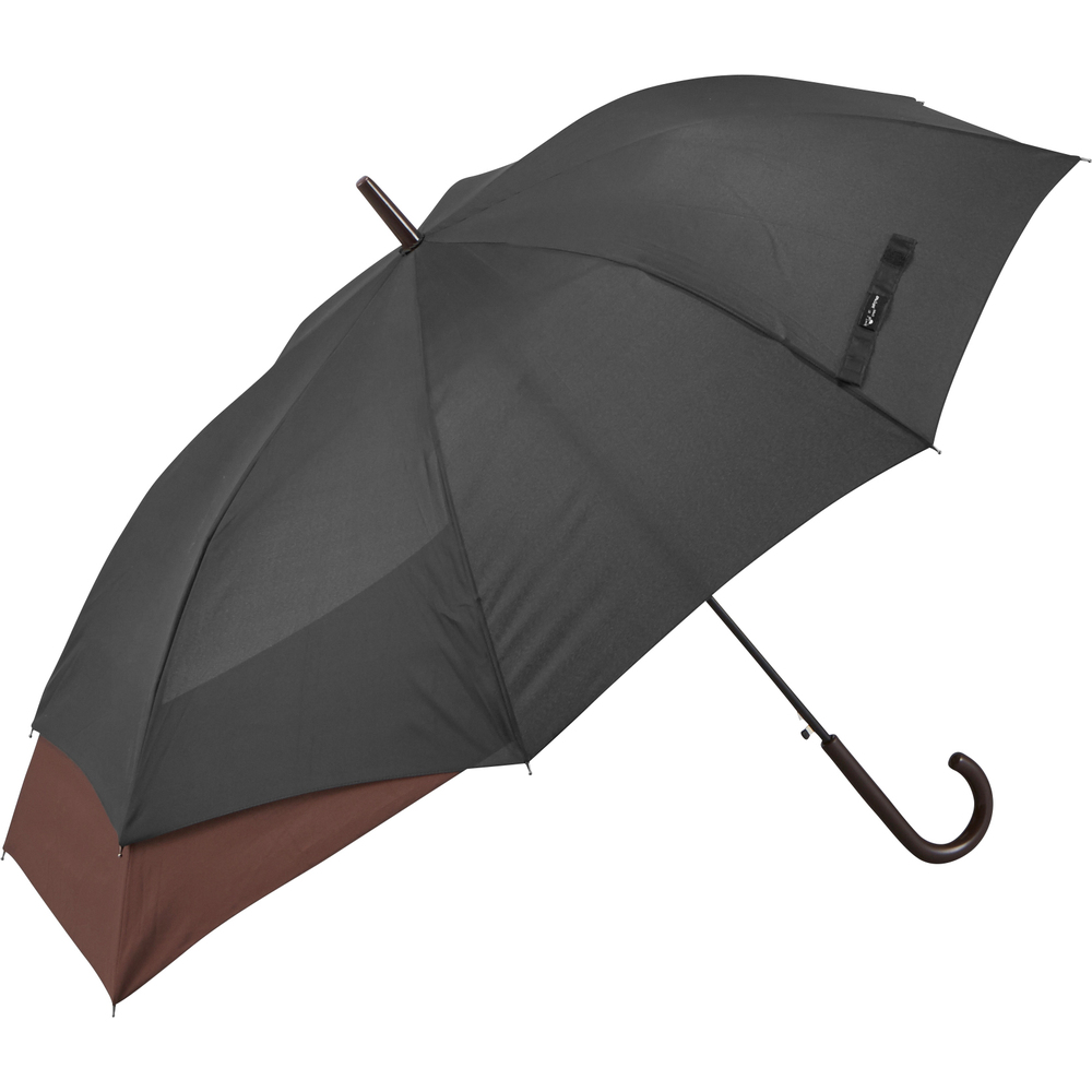 傘 メンズ 大きい 通販 伸びる傘 60cm 大きめ 紳士傘 FRP グラスファイバー骨 シンプル 雨傘 おしゃれ ブラック ネイビー 無地 ブランド 傘 |  | 04