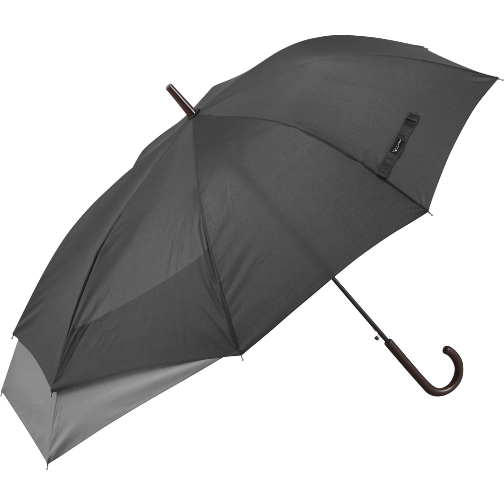 傘 メンズ 大きい 通販 伸びる傘 60cm 大きめ 紳士傘 FRP グラスファイバー骨 シンプル 雨傘 おしゃれ ブラック ネイビー 無地 ブランド 傘 |  | 01
