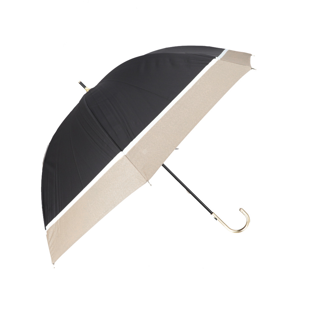 UV★晴雨兼用　日本製　50cm長傘　 綿100  高級日傘 日傘 通販日傘 晴雨兼用 完全遮光 50cm uv カット 長傘 傘 軽量
