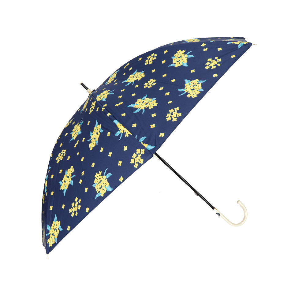 日傘 通販日傘 晴雨兼用 完全遮光 50cm uv カット 長傘 傘 軽量
