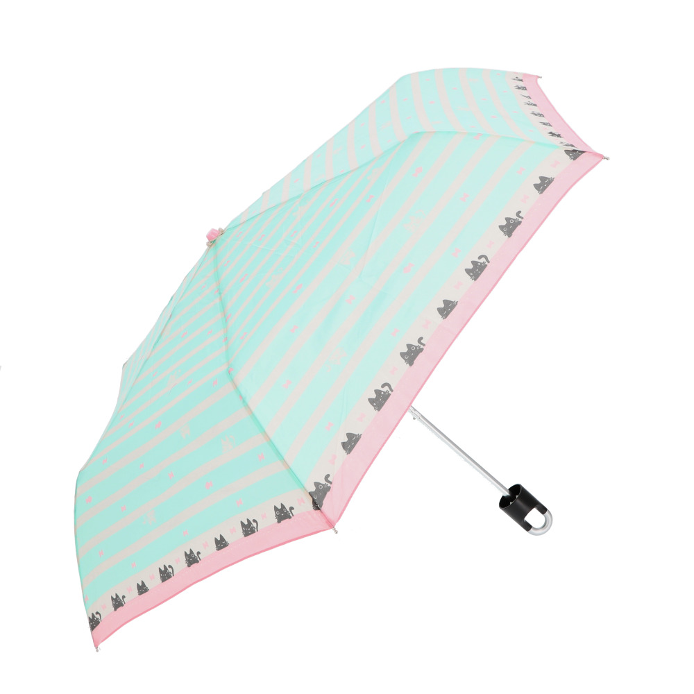 折りたたみ傘 レディース カラビナ付き レディース折りたたみ傘 50cm 折り畳み傘 かわいい コンパクト 定番 傘 雨傘 雨具 レイングッズ｜backyard｜18
