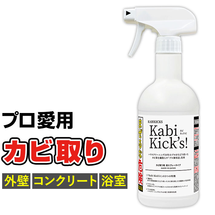 カビ取り剤 カビキックス 通販 KABIKICKS スプレー カビ 掃除用洗剤 掃除用品 掃除用具 業務用 ゴムパッキン エアコン タイル お風呂 浴槽 浴室 風呂｜backyard