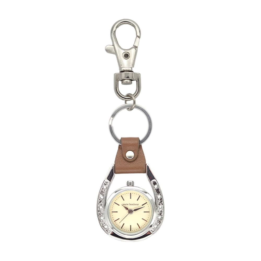 キーホルダー 時計 かわいい 通販 キーチェーンウォッチ チャームウォッチ 懐中時計 ウォッチ バッグチャーム 馬 馬蹄 おしゃれ 可愛い オシャレ キーホルダー |  | 01